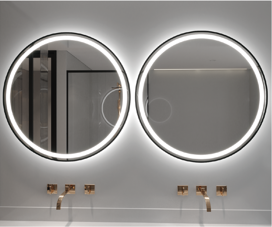 MIROIR ROND STYLE COMBINER