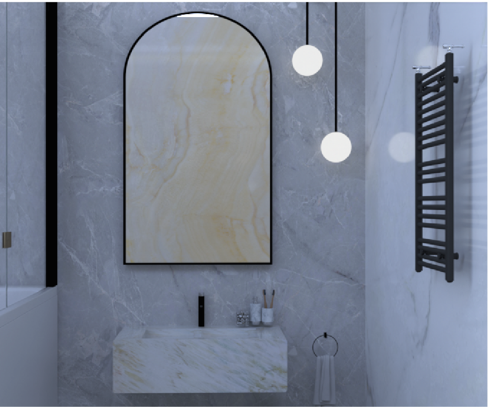 MIROIR OVALE ENCADRE